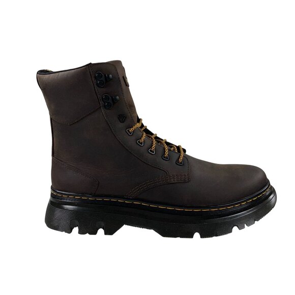 Dr Martens Tarik Crazy Horse Leather Utility Boots Mens Size 13 Dark Brown NEW - Picture 2 of 8